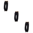 thumbnail image 4 of Guardurnaity Pantalones sueltos para mujer para diario cómodo y de moda Pantalones casuales de algodón para mujer Pantalones rectos Negro XL Type1 NO1, 4 of 6