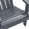thumbnail image 5 of Charmma Patio Chair Wood Gray, 5 of 6