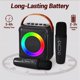 thumbnail image 5 of Micrófono Portátil de Audio Bluetooth Multifuncional Lámpara de LED Colorida Altavoz de Karaoke para el Hogar 1 Micrófono, 5 of 5