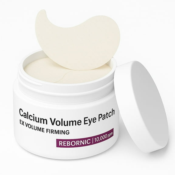 60 PCS Eye Patches, Calcium Volume Eye Patch, Peptide Collagen Hydrogel Eye Masks, Retinol Eye Patches, Specially Designed for Puffy Eyes and Dark Circles