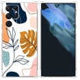 thumbnail image 1 of Floral Drawing Case for Samsung Galaxy S22 Ultra ,Aesthetic Art Design Pattern TPU Shock Proof Cover Case, 1 of 5