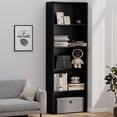 thumbnail image 2 of Costway 5-Tier Bookcase with 2 Anti-tipping Devices.Freestanding Bookshelf for Bedroom Black, 2 of 10