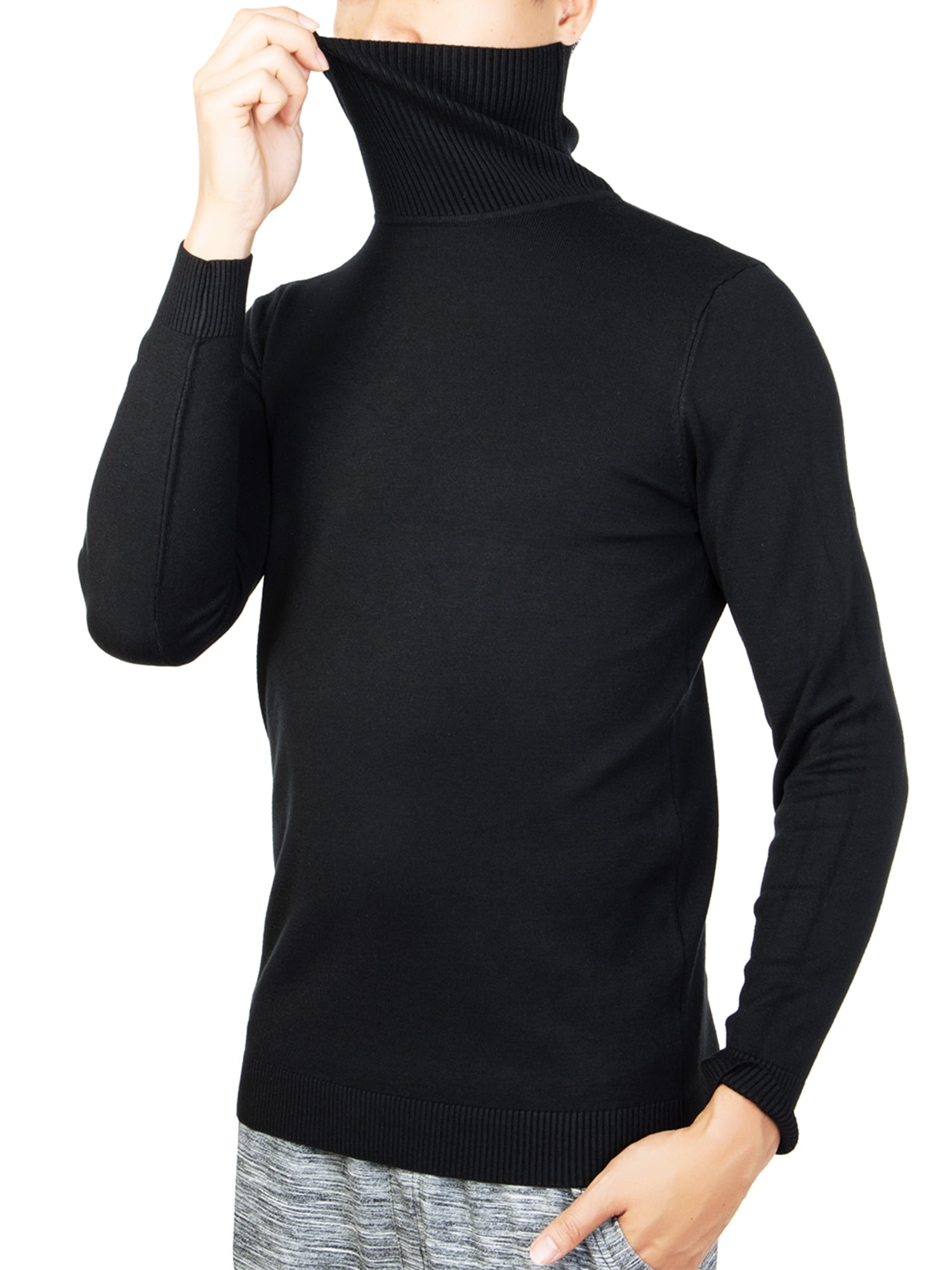 walmart men's turtleneck shirts
