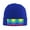 Blue, variant on Rainbow Stripes Beanie Hat Men Women Warm Printed Cap Knit Beanies Hats Outdoor Winter Deep Heather
