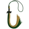 thumbnail image 4 of Endea Graduation Hunter Green/Antique Gold Graduation Tassel with Black Date Drop, 4 of 10