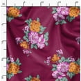 thumbnail image 2 of Soimoi Rayon Fabric Florals Floral Print Sewing Fabric Yard 42 Inch Wide, 2 of 6