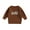 Brown, variant on Elippeo Kids Boys Girls Knitted Sweater 6M 12M 24M 3Y 4Y 5Y 6Y Outwear Warm Letter Embroidery Long Sleeve Pullovers Knitwear