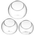 thumbnail image 1 of 3pcs Glass Terrarium Plant Terrarium Display Glass Tabletop Succulent Air Plant Planter, 1 of 8