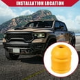 thumbnail image 2 of No.52855788AB Parachoques trasero para Dodge para Ram 1500 2009-2010 / Buje de tope trasero / Goma duradera / 2 piezas Amarillo, 2 of 7