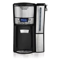 thumbnail image 1 of Hamilton Beach Brew Station 12 Cup Programmable Coffee Maker, Removable Reservoir, Stainless Steel, 47950, 1 of 9