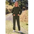 thumbnail image 3 of Conjunto Deportivo para Mujer PRETTYGARDEN Manga Larga Verde Militar Talla M, 3 of 8
