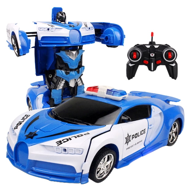 Rc Car Driving Sports Cars Drive Deformation Robot Model Remote Control Car Rc Fighting Toy Gift 2 En 1 Scienceny EL018078-07