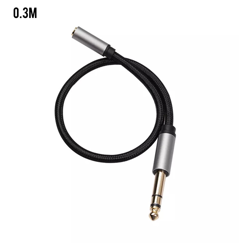 Guitar Amp Keyboard Piano 3.5mm Female to Male 6.35mm Headphones Jack Adapter VIOY 1/4 6.35mm to 3.5mm TRS Stereo Jack Audio Cable for Amplifiers Home Theater