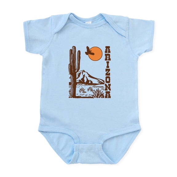 CafePress - Arizona Infant Bodysuit - Baby Light Bodysuit, Size Newborn - 24 Months