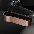 thumbnail image 3 of jiaping Automotive Organizer Storage Box Side Organizer Multifunctions Brown Left, 3 of 8