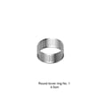 thumbnail image 2 of Toystoory Mousse Cake Ring Professional Simple Shaping Mold Cookies Círculo de acero inoxidable Molde para hornear Herramienta Utensilios para Herramientas y accesorios para hornear 4.5 cm, 2 of 6