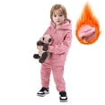 thumbnail image 2 of TJAZFJPA Cute Sweatshirts for Teens Fall Kids Clothes Sets Children's Sports Suit Boys and Girls Hoodie Set Plus Warm Long Sleeve Two Piece Clothes Fall Hoodie Leopard Hoodie 2-3 Years, 2 of 3