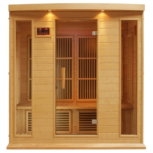 Dynamic Infrared 4 Person Carbon FAR Infrared Sauna by MAXXUS