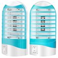 thumbnail image 1 of Muyoka 2pcs Mosquito Zapper con cubierta protectora desmontable LED L谩mpara repelente de mosquitos Asesino de insectos de bajo ruido Trampa el茅ctrica para insectos Cuidado de los ojos Luz para matar p, 1 of 6