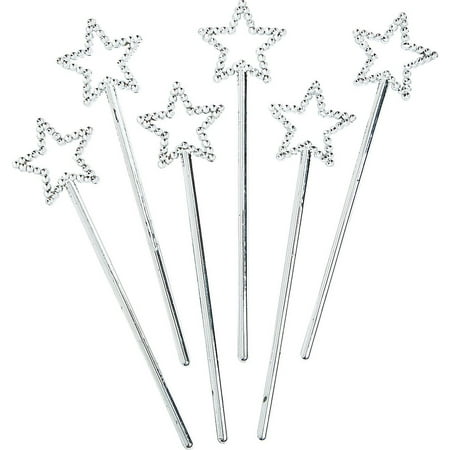 Lot of 24 Mini Star Princess Wands Birthday Party Favors Dress Up 6.5