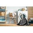 thumbnail image 2 of Ahgly Company Machine Washable Indoor Square Transitional Dark Goldray Area Rugs, 7' Square, 2 of 7