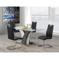 thumbnail image 1 of Alexis 5-Piece Dining Set, Black, 1 of 4