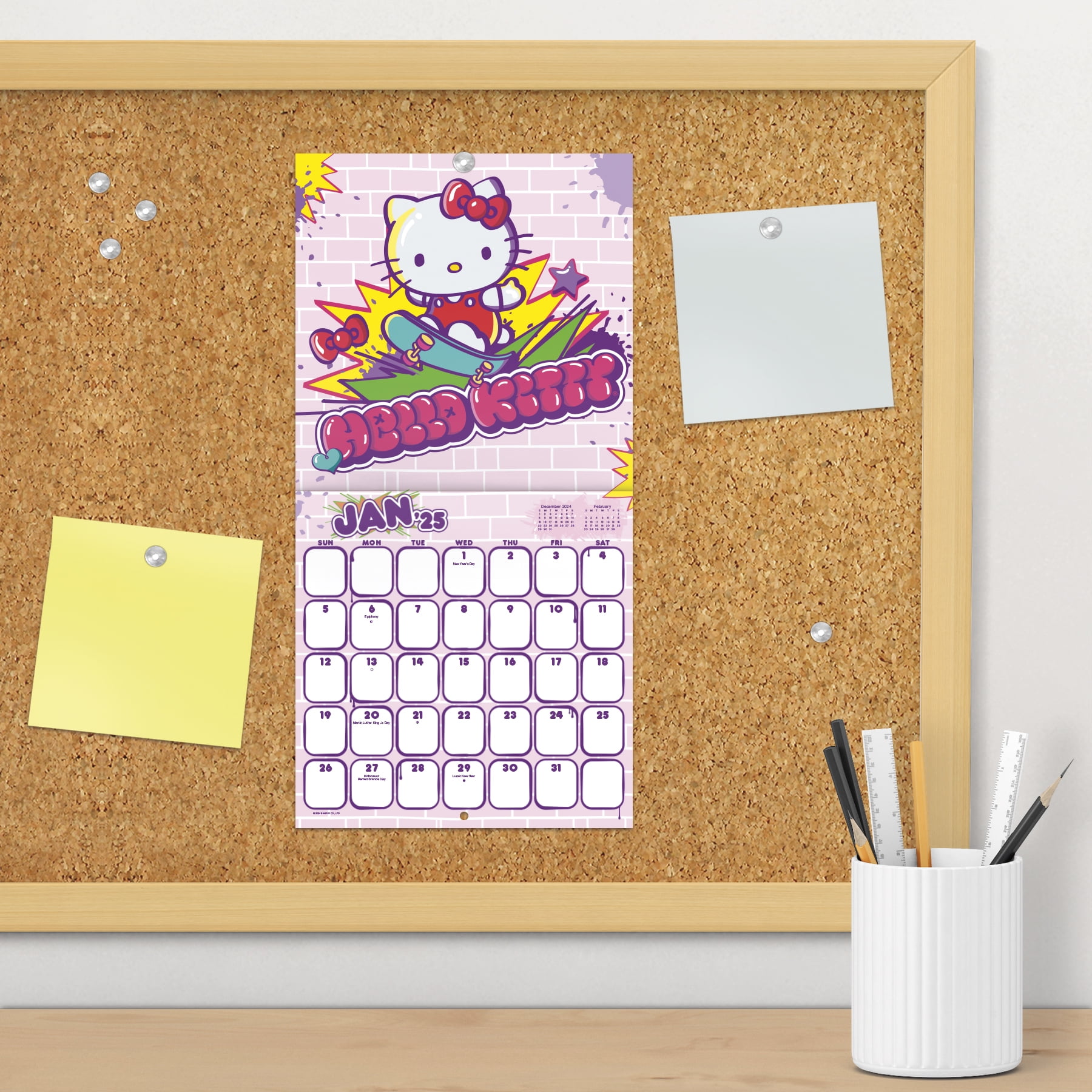 2025 Hello Kitty Mini Mini Calendar, New