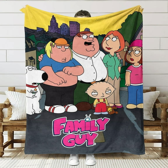 Family guy Throw Blanket Gifts for Fans Lover Girls Boys Women Present Hoodie Him Bed 60"x80"