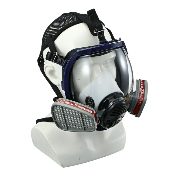 Numerisk Arkæologiske falme NASUM Reusable Full Face Mask Cover, FM202B Machine Polishing Welding and  Other Work Protection Gas Mask Dust Mask Paint Mask" - Walmart.com