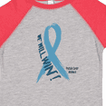 thumbnail image 4 of Inktastic We Will Win Against Prostate Cancer Ribbon Boys or Girls Toddler T-Shirt, 4 of 5