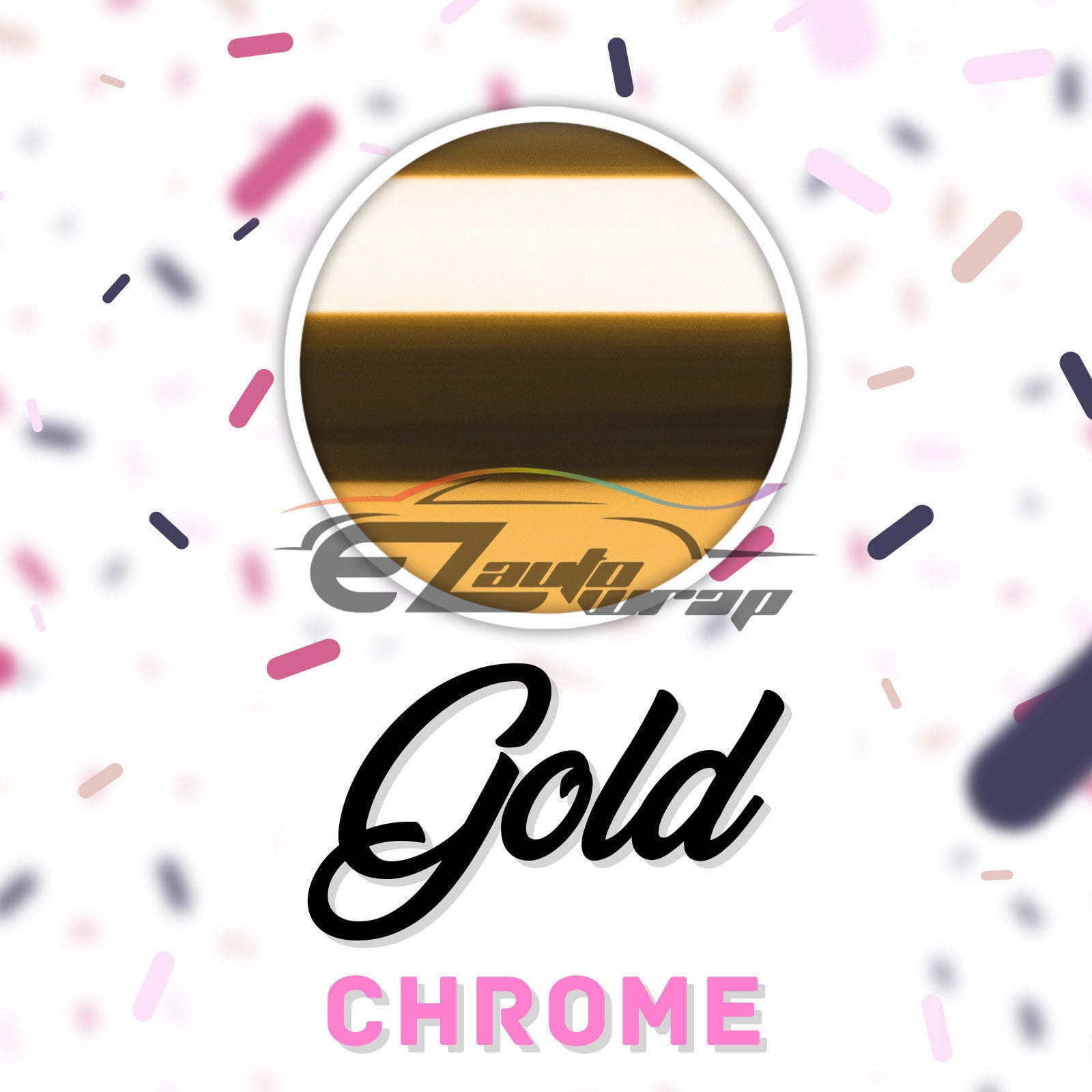 ESSMO Gold Chrome Heat Transfer Vinyl HTV Sheet T-Shirt 20" Wide Iron On Heat Press 20"x120"
