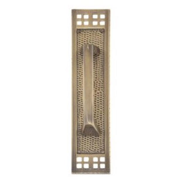 A05-P5351-MSS-605 Pull on a Plate - Polished Brass