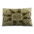 thumbnail image 1 of Ahgly Company Patterned Outdoor Rectangular Dark Bronze Brown Lumbar Throw Pillow, 13 inch by 19 inch, 1 of 5