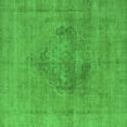 thumbnail image 1 of Ahgly Company Indoor Square Oriental Green Industrial Area Rugs, 7' Square, 1 of 4