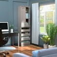 thumbnail image 3 of Closetmaid 10000-04804 Modular Storage 21" Wide Closet System Tower - White, 3 of 6