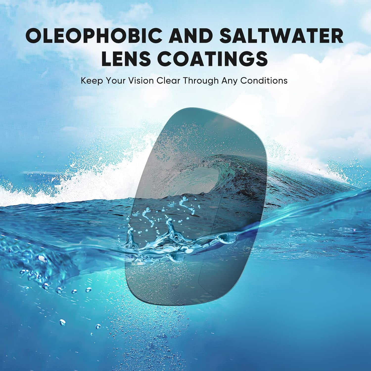 KastKing Ellijay Bifocal Polarized Sunglasses, Bi-Focal x1.5 x2.0 x2.5 Magnifications, Wrap Sport Reader Sunglasses