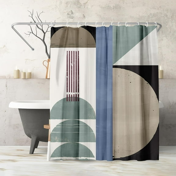Shower Curtain for Bathroom Boho Modern Cute Decorative Waterproof Art Boho Chic Women Bath Curtain 60x72 Inch