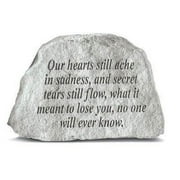 Kay Berry Brick Red Inspirational Garden Stone