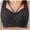 Black, variant on Soft Intention Jelly Wireless Bra Seamless Bralettes Support Bra Plus Size Fashion Bras for Sister Winter Daily Casual Outfit Bra