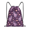 thumbnail image 1 of Saiise Snake And Flower Pattern Sports Drawstring Backpack - String Swim Gym Bag with Wet Proof Pocket for Women&Men-Small, 1 of 6