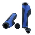 thumbnail image 2 of Puños de manillar DYNWAVEMX doble bloqueo BMX montaña azul, 2 of 8