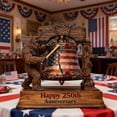 thumbnail image 7 of XINGAG 250th Anniversary Decor 1776–2026, 4th of July Patriotic Table Decorations, Red White and Blue Patriotic Decor, Memorial Day Decorations Independence Day Home Office Table Centerpieces Sign, 7 of 7