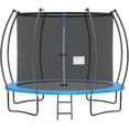 thumbnail image 1 of FDW Trampoline 10 Pi avec Enceinte Trampoline de Mise en Forme Extérieur Rembourrage de Couverture de Ressort en PVC pour Enfants, 1 of 6