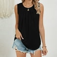 thumbnail image 2 of gbyLJF Womens Black Tank Top Women's Tank Tops Plus Size Square Neck Tank Top Trendy Summer Tops for Women, 2 of 7