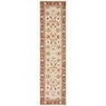 thumbnail image 5 of SAFAVIEH Chelsea Nessa Traditional Wool Area Rug, Ivory/Rust, 8'9" x 11'9", 5 of 8