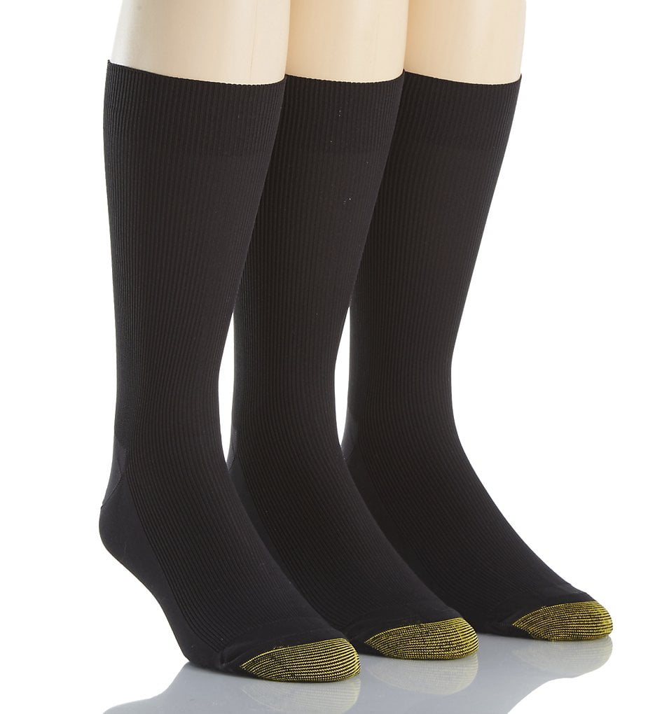 GOLDTOE Gold Toe 101S Metropolitan Crew Dress Socks 3 Pack
