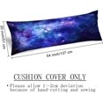 thumbnail image 2 of Galaxy Body Pillow Cover Blue Purple Outer Space Nebula Universe Star Night Starry Sky Long Pillow Case Protector With Zipper Decorative Soft Large Pillow Cases Covers For Bedroom,Couch,20"x54", 2 of 6