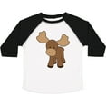 thumbnail image 3 of Inktastic Cute Moose Boys or Girls Toddler T-Shirt, 3 of 5