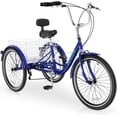 thumbnail image 2 of FICISOG 7 Speed Adult Tricycle for Men, 20/24/26 Inch Adult Trike with Basket, 3 Wheel Bikes for Adults Seniors, Cruise Trike for Shopping Picnic, 2 of 7