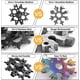 thumbnail image 2 of 23 In 1 Multi Tool, Snowflake Man Gift Idea With Fidget Spinner Function, Men Gift Anti-stress Gadge, 2 of 4